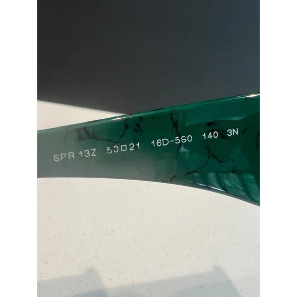 Prada Women's Fashion 50mm Green Marble Sunglasses - Picture 9 of 13